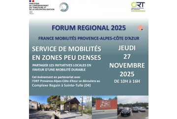 Forum Régional Service de mobilité en zones peu denses