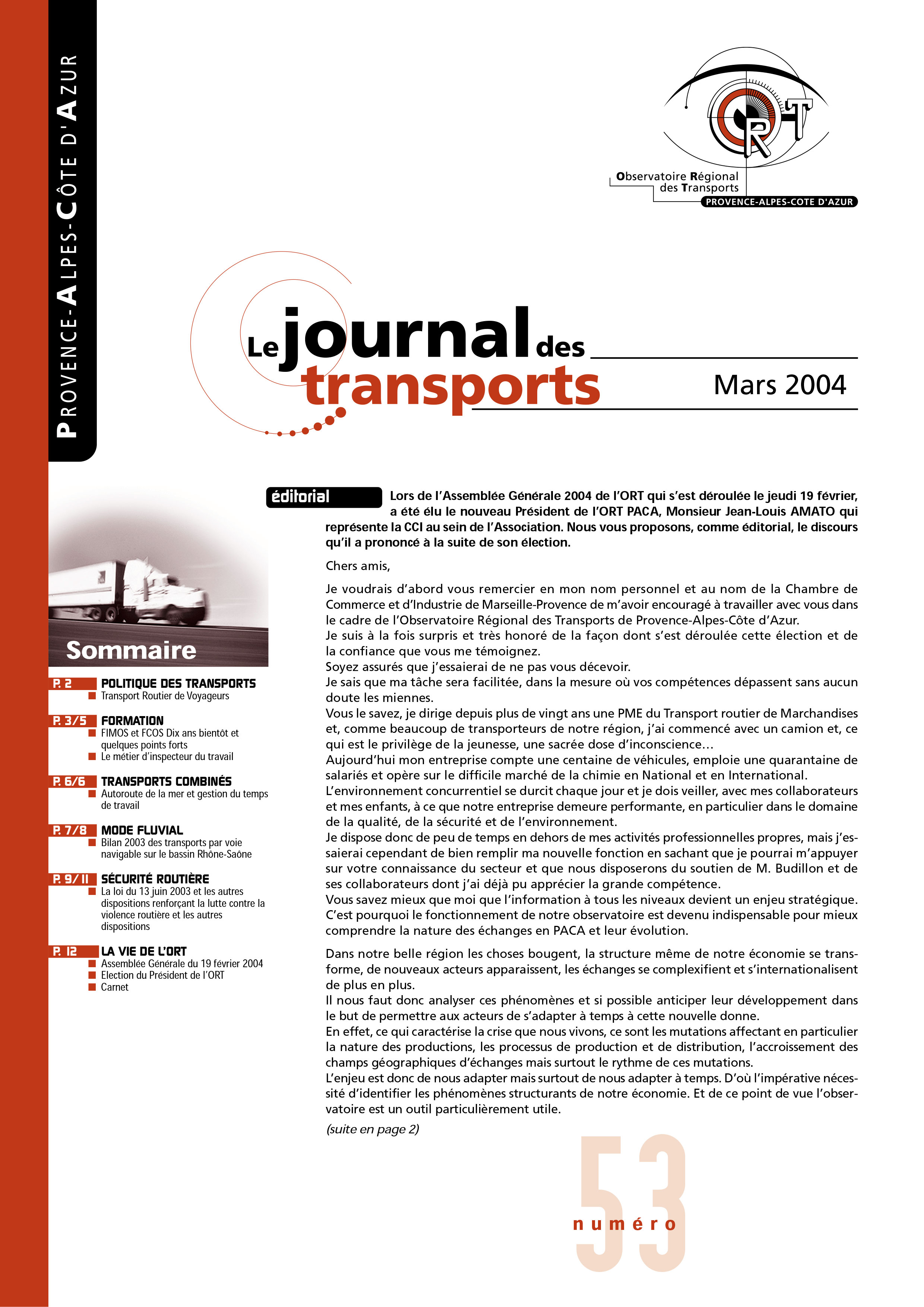 Le journal des transport N°53