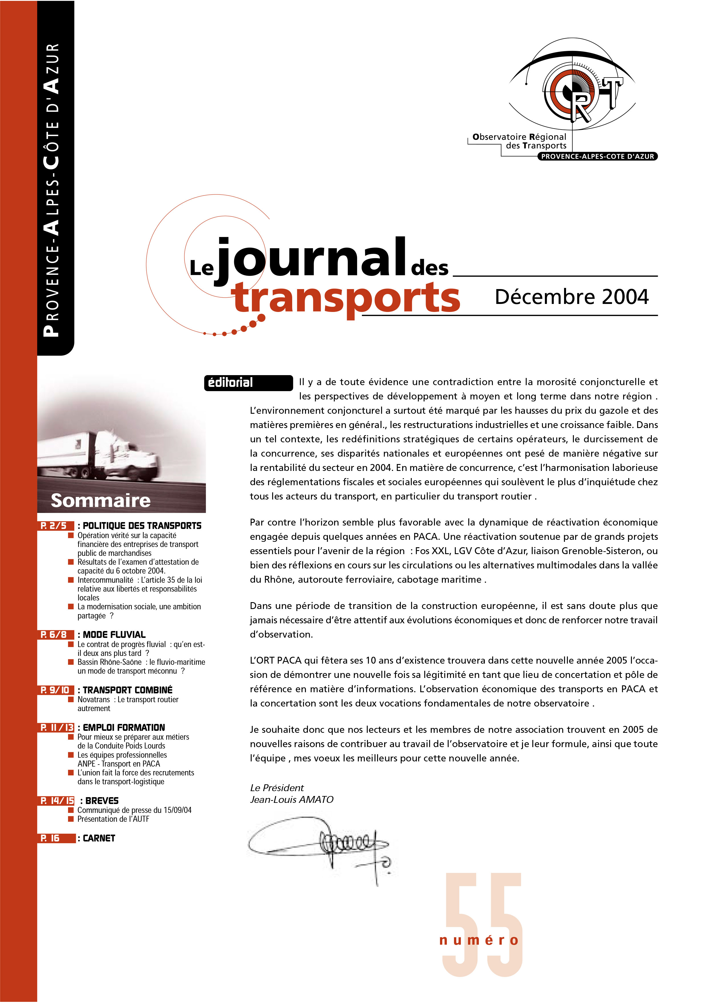 Le journal des transport N°55