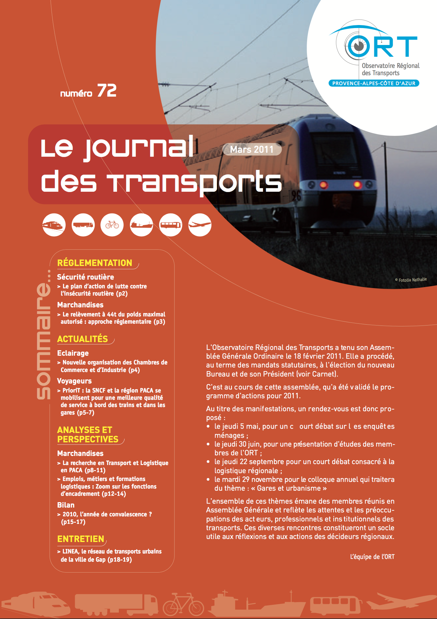 Le Journal des Transports N°72