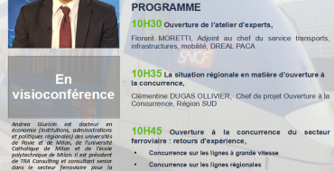 Libéralisation du transport ferroviaire : retour sur l'atelier d'experts